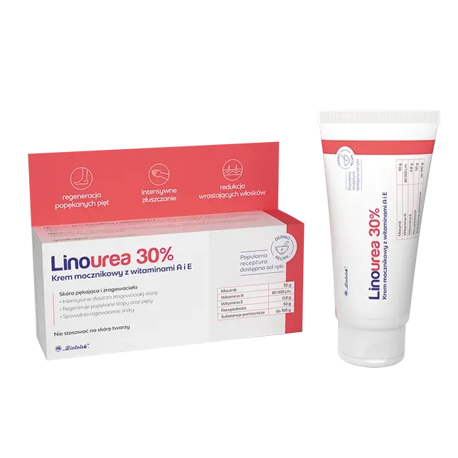 LINOUREA 30% KREM MOCZNIKOWY Z WITAMINAMI A+E 50 g