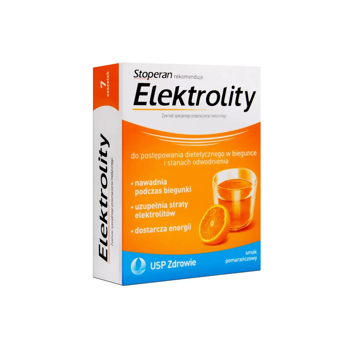 STOPERAN ELEKTROLITY 7 saszetek smak pomarańczowy