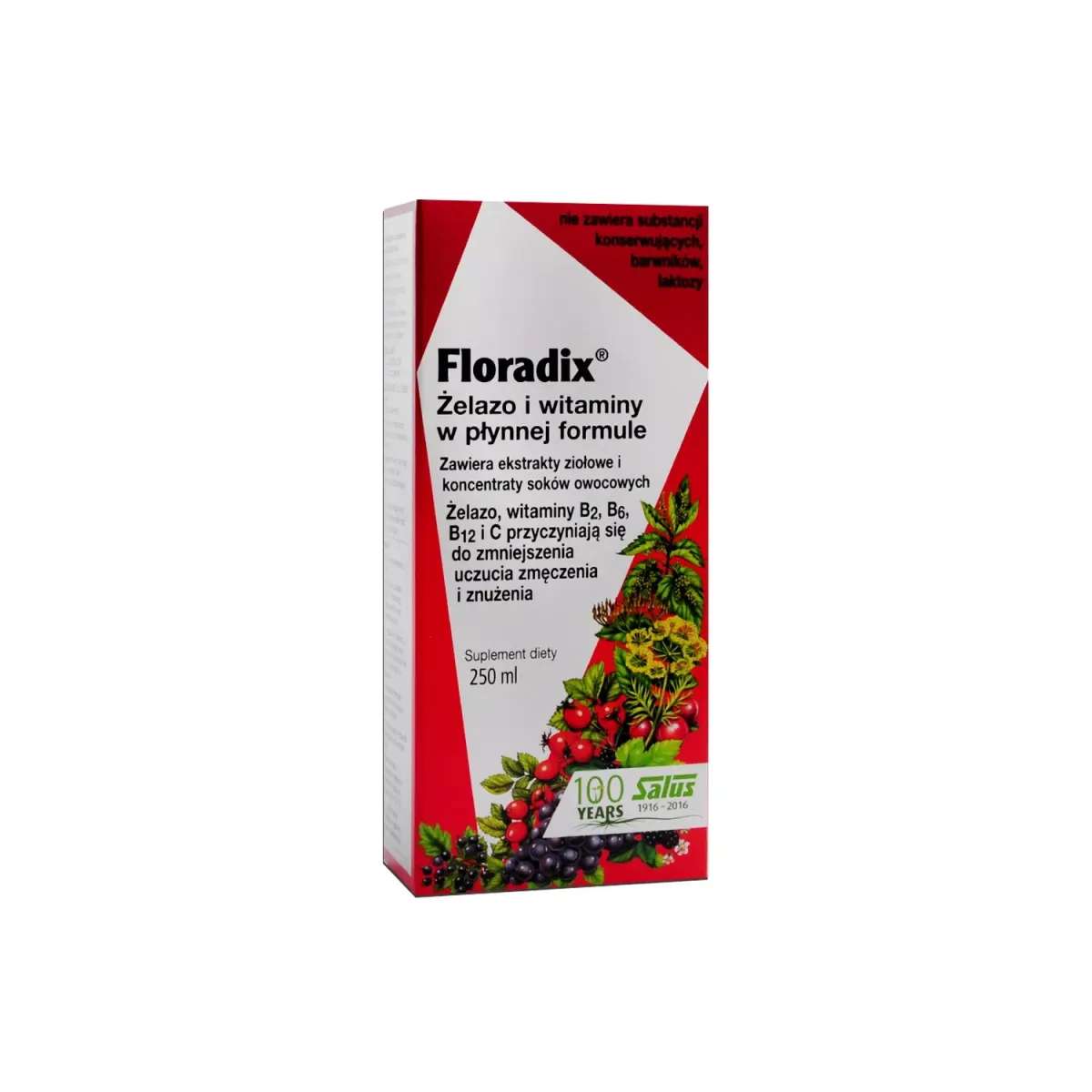 FLORADIX ŻELAZO I WITAMINY 500 ml płyn
