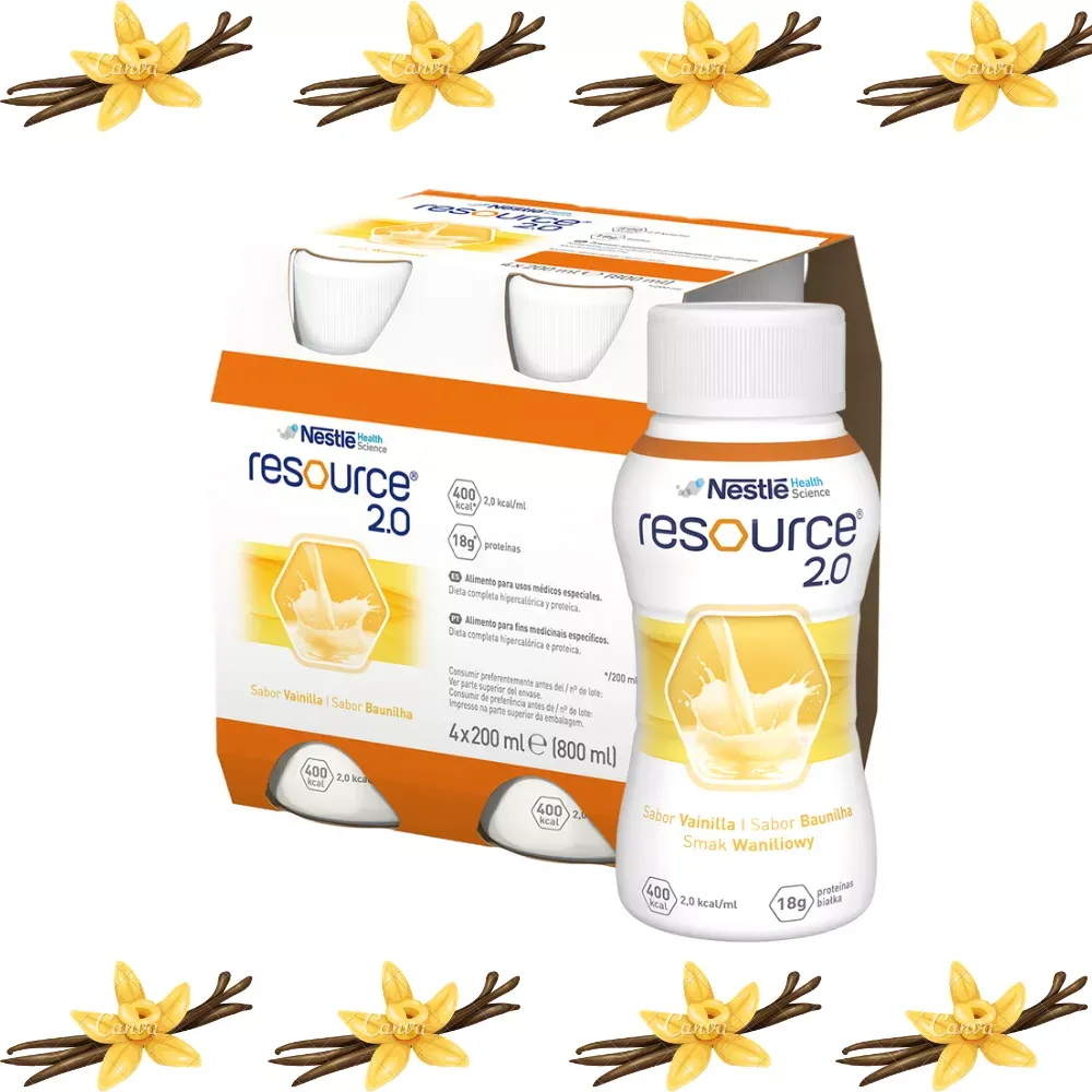 RESOURCE 2.0 SMAK WANILIOWY 4x200 ml
