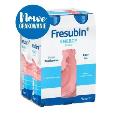 FRESUBIN ENERGY DRINK SMAK TRUSKAWKOWY 4 x 200 ml