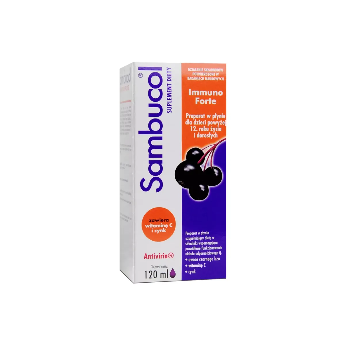 SAMBUCOL IMMUNO FORTE 120 ml syrop