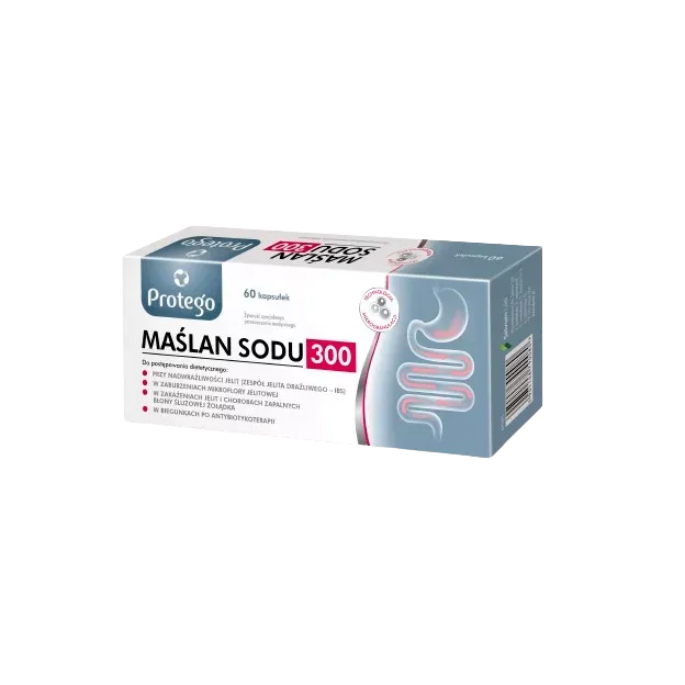 PROTEGO MAŚLAN SODU 300 60 kapsułek