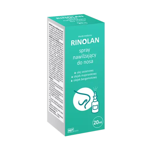 RINOLAN SPRAY NAWILŻAJĄCY DO NOSA 20 ml