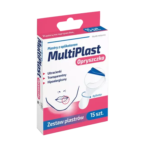 MULTIPLAST OPRYSZCZKA PLASTRY Z APLIKATOREM 15 sztuk