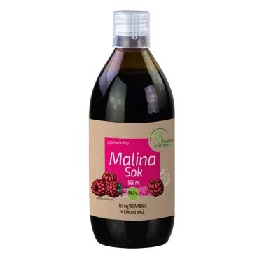 OWOCE OGRODÓW MALINA SOK 500 ml