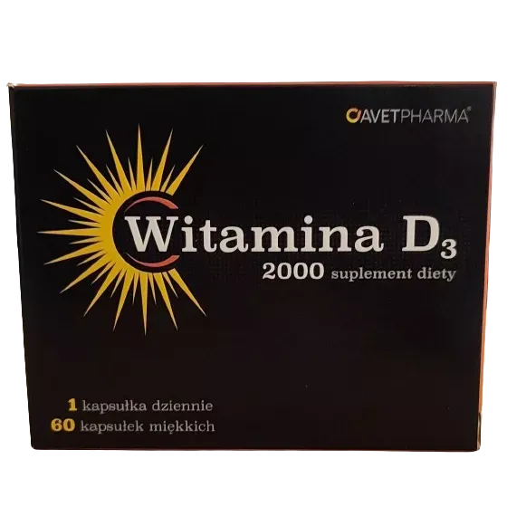 WITAMINA D3 2000 60 kapsułek