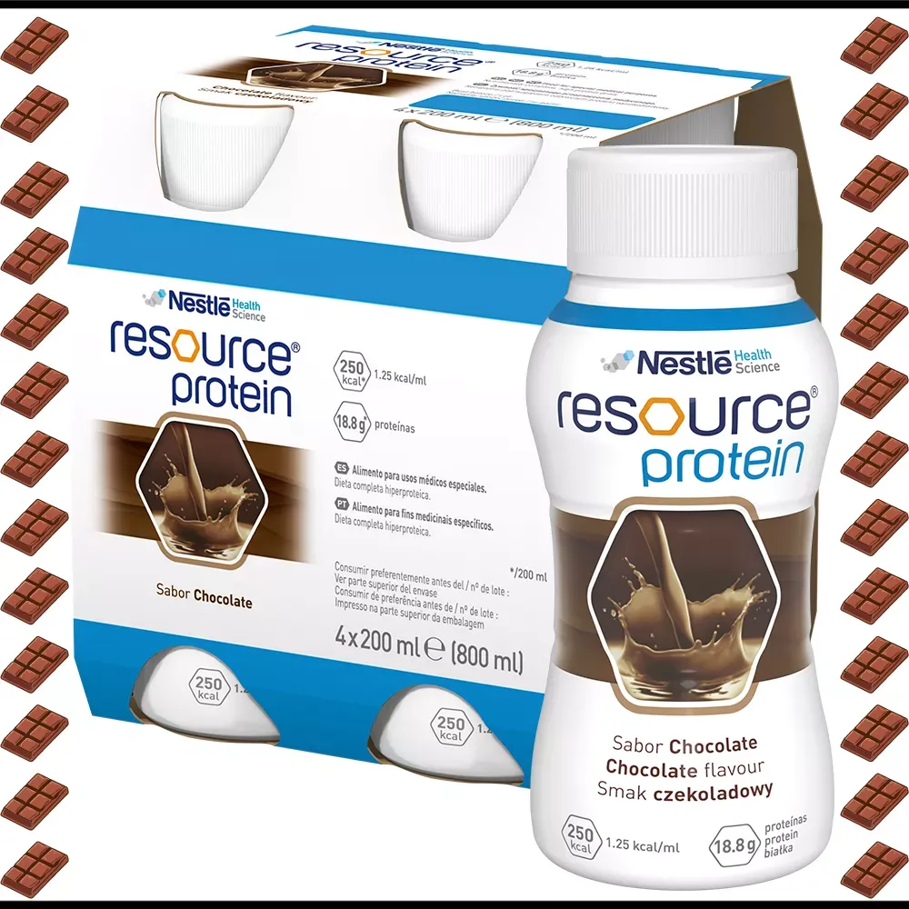 RESOURCE PROTEIN SMAK CZEKOLADOWY 4x200 ml