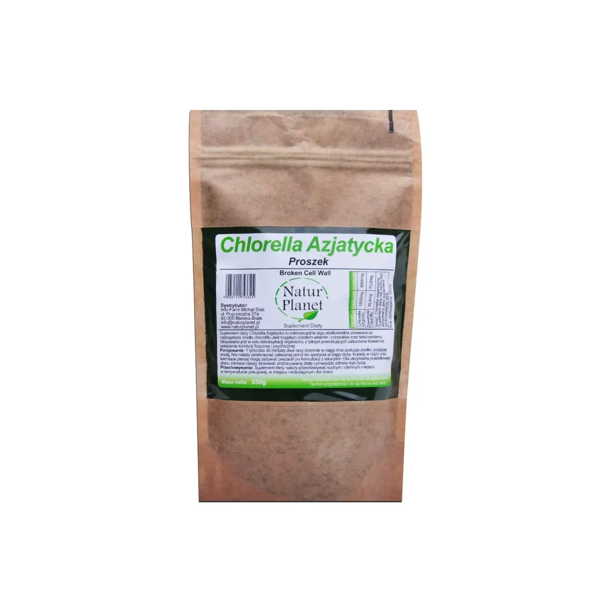 CHLORELLA AZJATYCKA 250 g