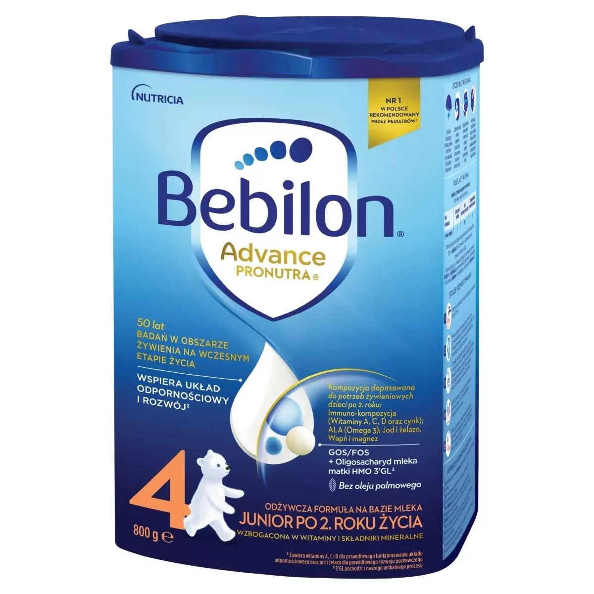 BEBILON 4 PRONUTRA-ADVANCE JUNIOR MLEKO MODYFIKOWANE 800 g DW: 05.07.2025