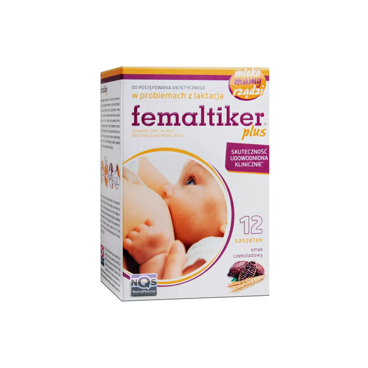 FEMALTIKER PLUS 12 saszetek smak czekoladowy