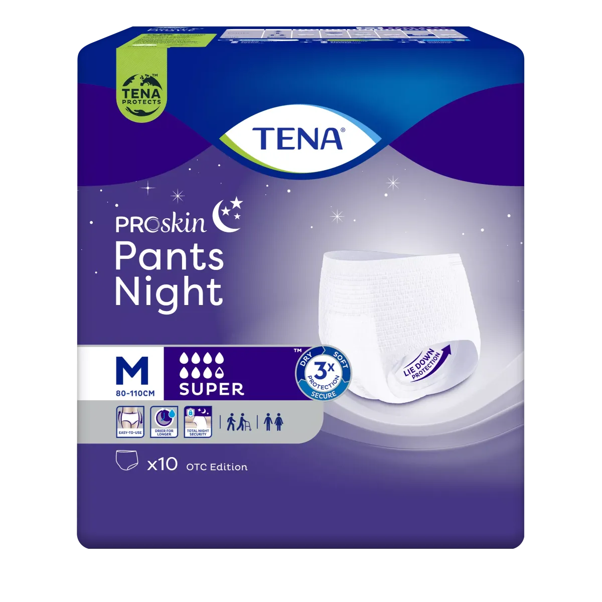 TENA Pants ProSkin Super Night M x 10 szt.