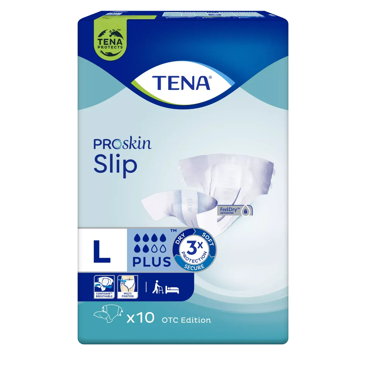 TENA SLIP ProSkin Plus L x 10 szt.