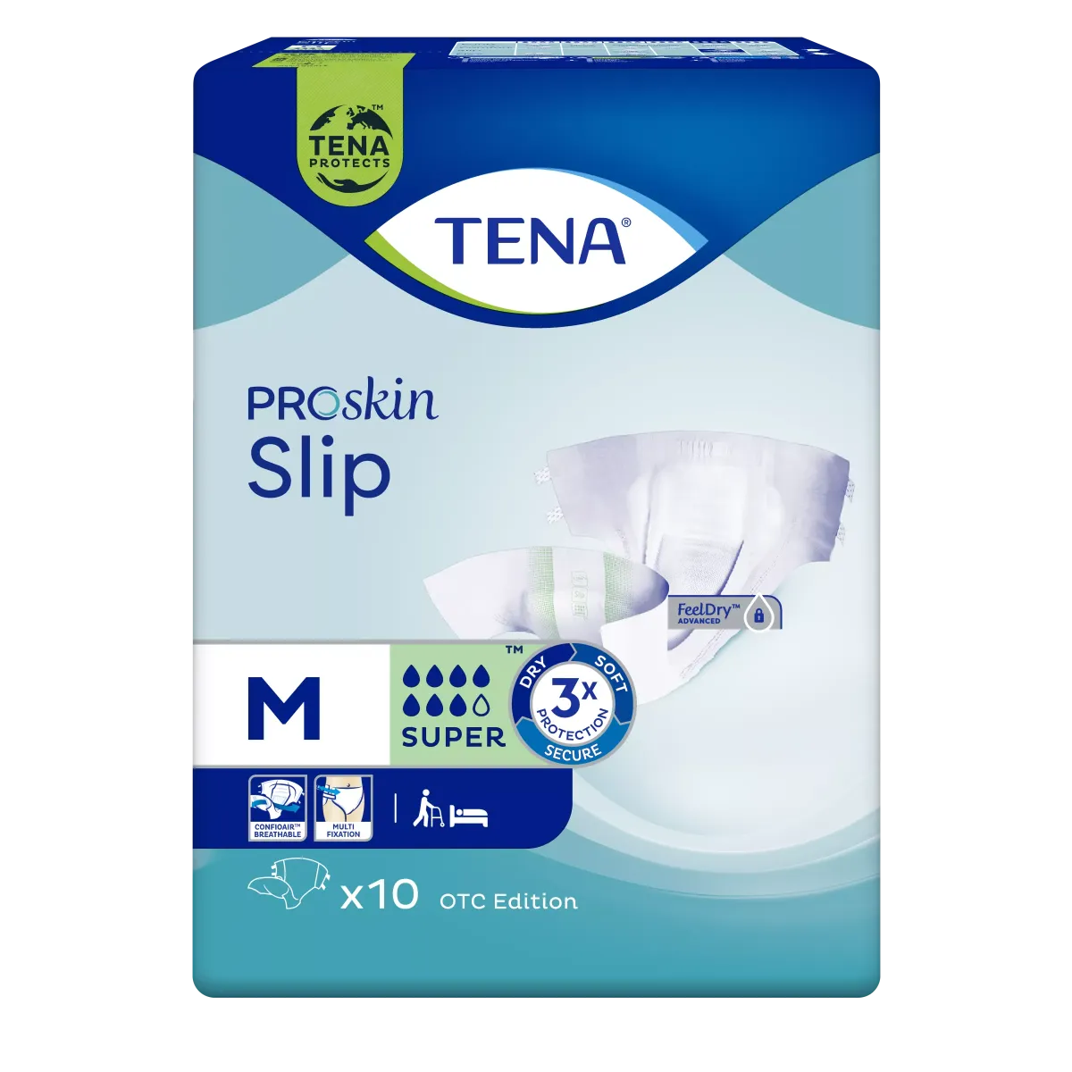 TENA SLIP ProSkin Super M x 10 szt.