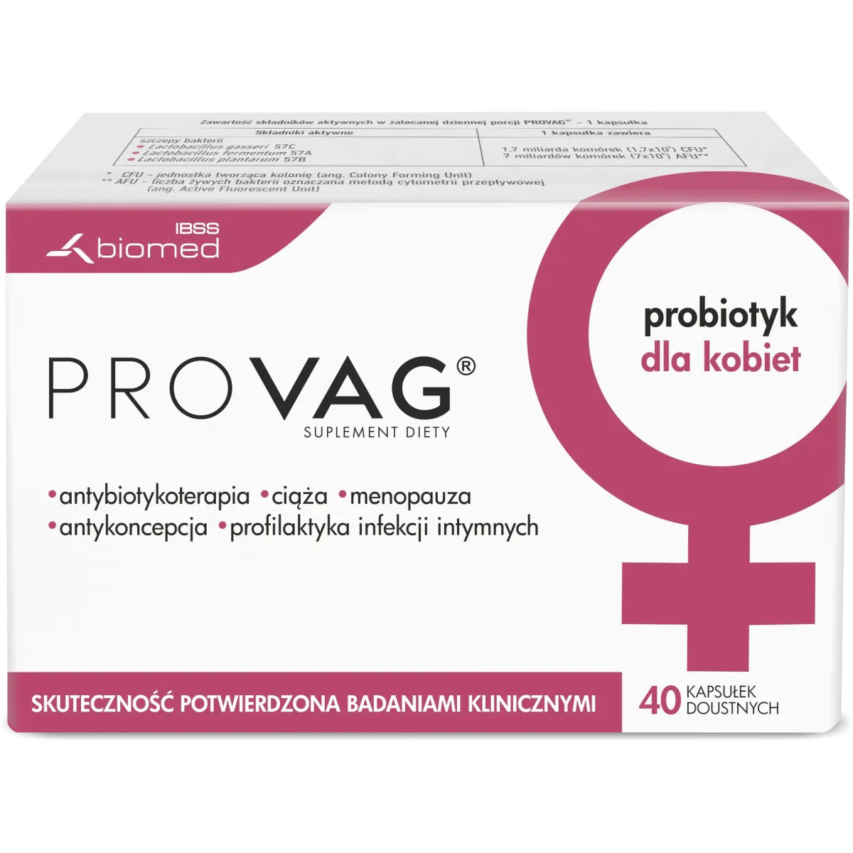 PROVAG 40 kapsułek