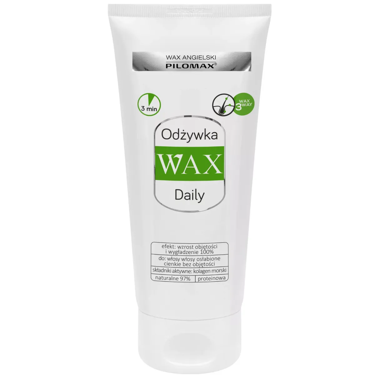 ODŻYWKA NAWILŻAJĄCA DO WŁOSÓW CIENKICH NIEFARBOWANYCH WAX 200 ml