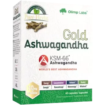GOLD ASHWAGANDHA 60 kapsułek