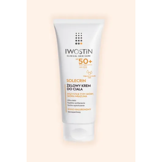 IWOSTIN SOLECRIN ŻELOWY KREM DO CIAŁA SPF 50+ 200 ml