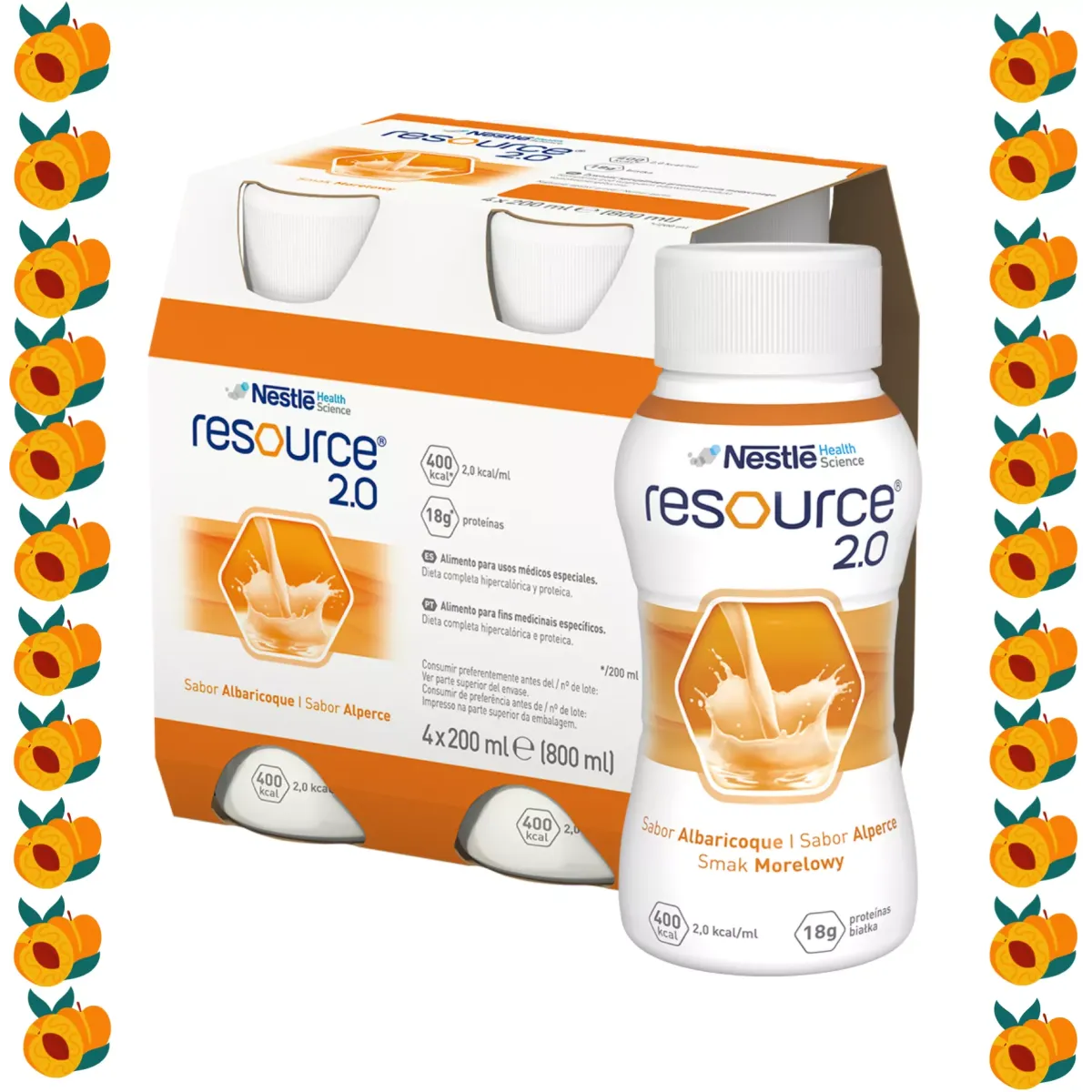 RESOURCE 2.0 SMAK MORELOWY 4x200 ml