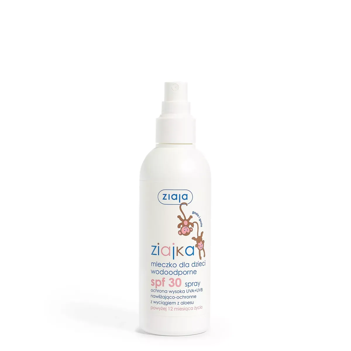ZIAJA ZIAJKA MLECZKO DLA DZIECI WODOODPORNE SPF 30 170 ml