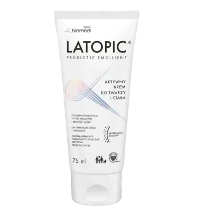 LATOPIC AKTYWNY KREM: DO TWARZY I CIAŁA 75 ml