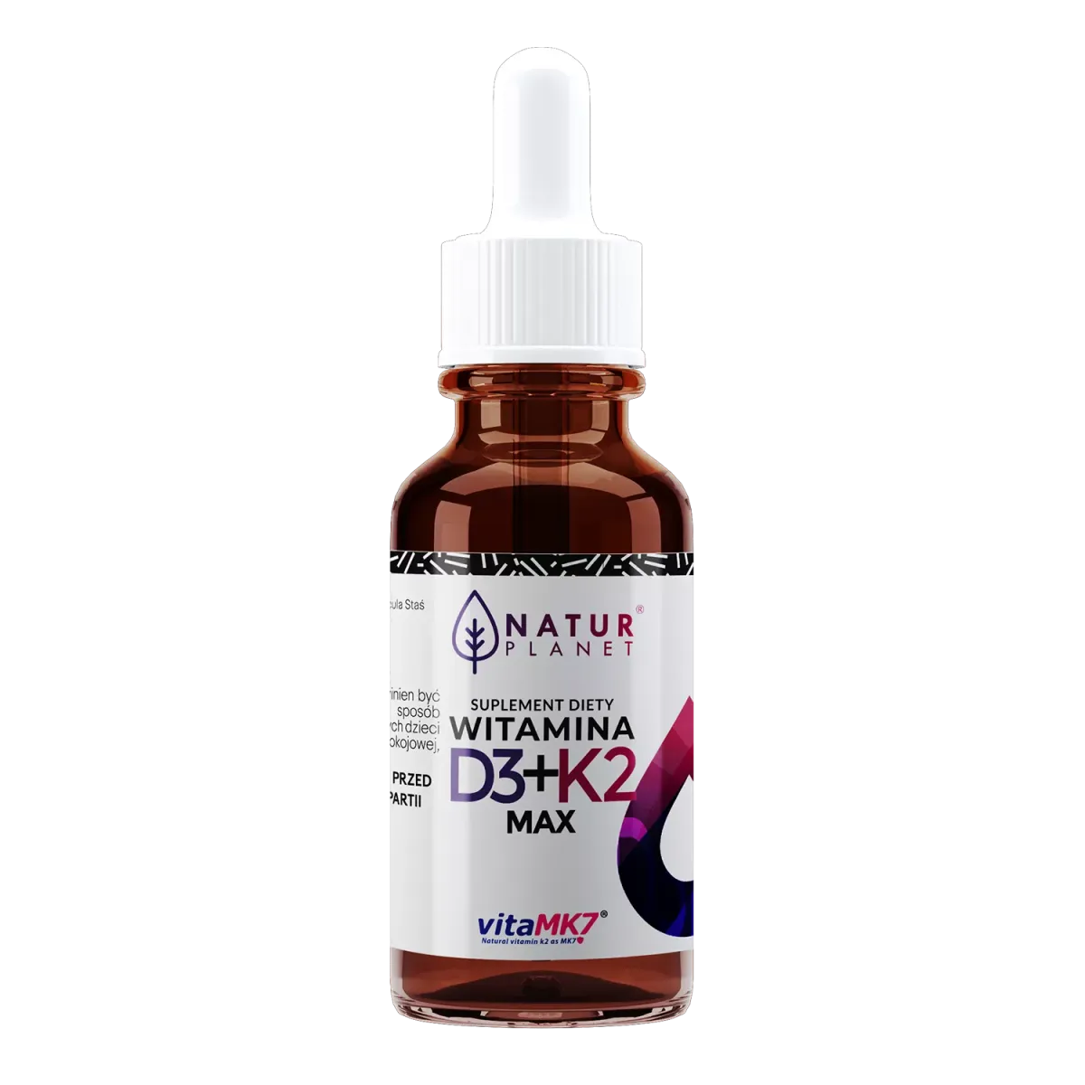 WITAMINA D3 + K2 MAX: 30 ml krople