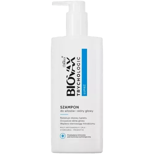 L'BIOTICA BIOVAX Trychologic Łupież Szampon do włosów i skóry głowy 200 ml