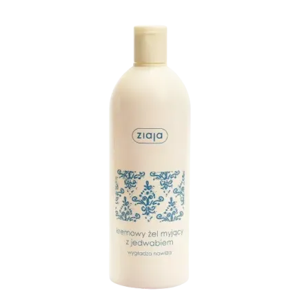 ZIAJA KREMOWY ŻEL MYJĄCY Z JEDWABIEM 500 ml
