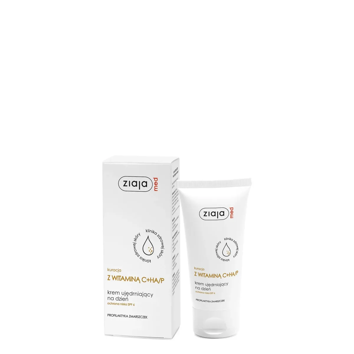ZIAJA MED KURACJA Z WITAMINĄ C+HA/P KREM UJĘDRNIAJĄCY NA DZIEŃ SPF 6 50 ml