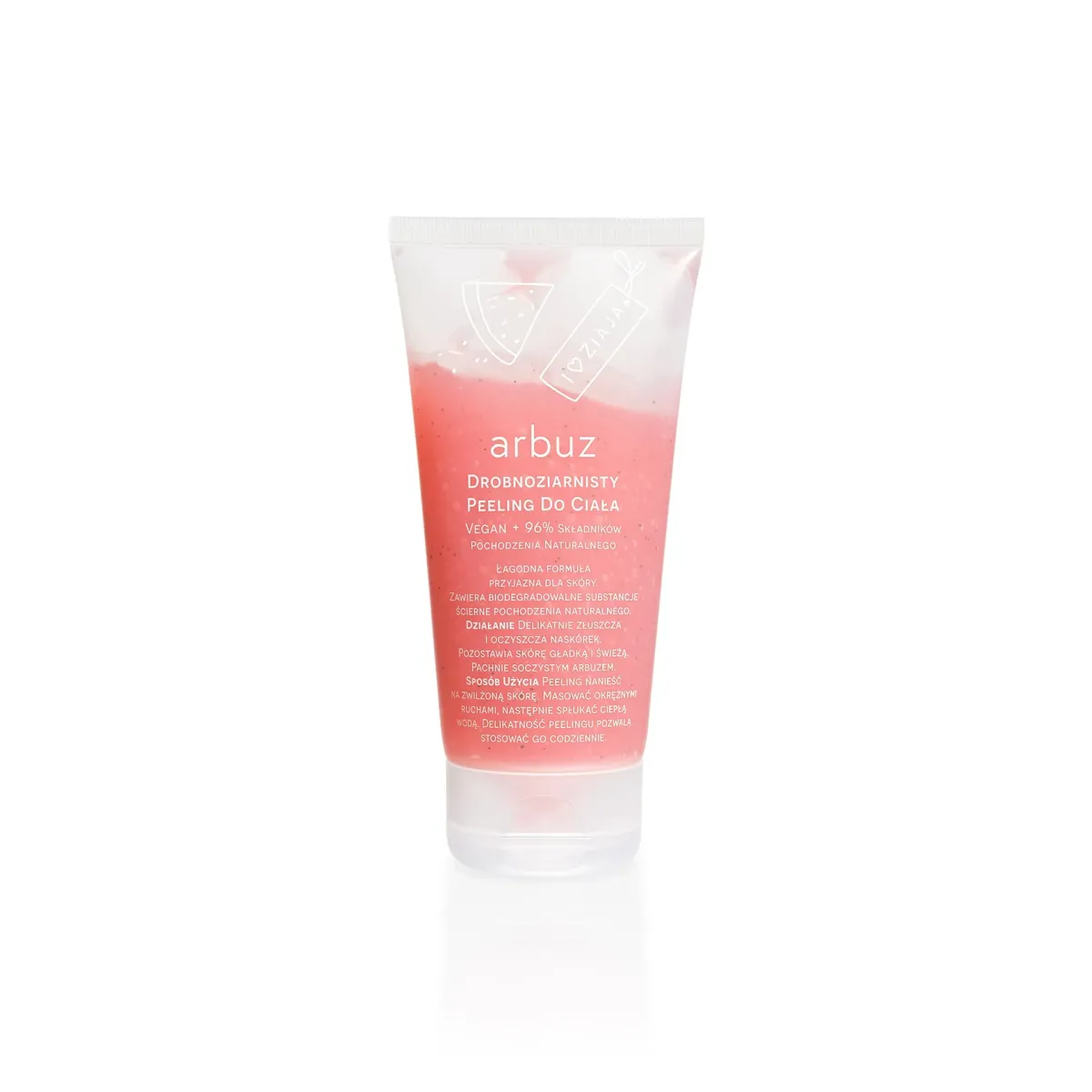 ZIAJA ARBUZ DROBNOZIARNISTY PEELING DO CIAŁA 160 ml