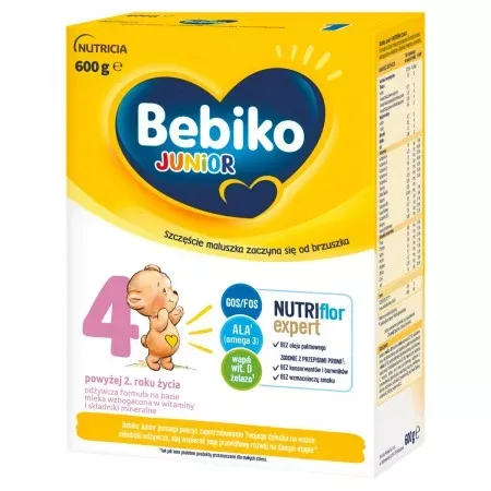 BEBIKO JUNIOR 4 NUTRIFLOR+ 600 g