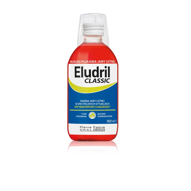 ELUDRIL CLASSIC PŁYN DO PŁUKANIA JAMY USTNEJ 500 ml