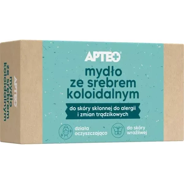 Mydło ze srebrem koloidalnym x 1szt Apteo
