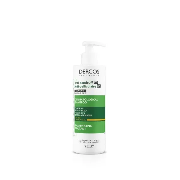 VICHY DERCOS SZAMPON PRZECIWŁUPIEŻOWY DO WŁOSÓW SUCHYCH 390 ml
