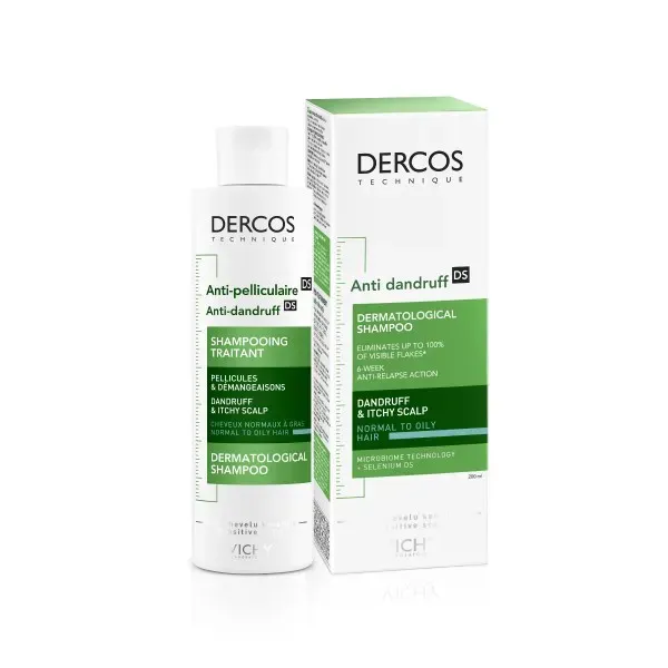 VICHY DERCOS SZAMPON PRZECIWŁUPIEŻOWY DO WŁOSÓW NORMALNYCH: I PRZETŁUSZCZAJĄCYCH SIĘ 200 ml + 50 ml GRATIS!!!