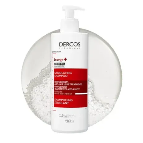 VICHY DERCOS ENERGY+ SZAMPON WZMACNIAJĄCY 390 ml