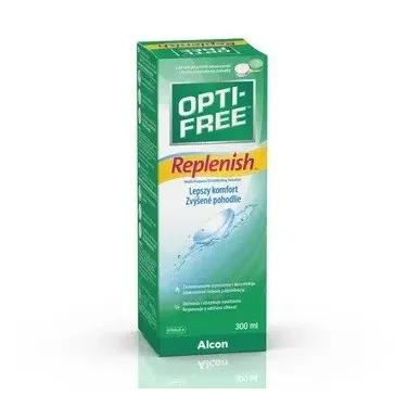 OPTI-FREE REPLENISH WIELOFUNKCYJNY PŁYN DO DEZYNFEKCJI SOCZEWEK 300 ml