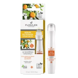 FLOSLEK SERUM DO POWIEK I POD OCZY ZE ŚWIETLIKIEM I WITAMINĄ C 15 ml