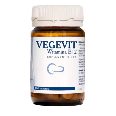 VEGEVIT WITAMINA B12: 100 tabletek