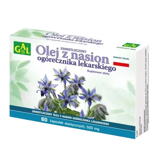 OLEJ Z NASION OGÓRECZNIKA LEKARSKIEGO 60 kapsułek