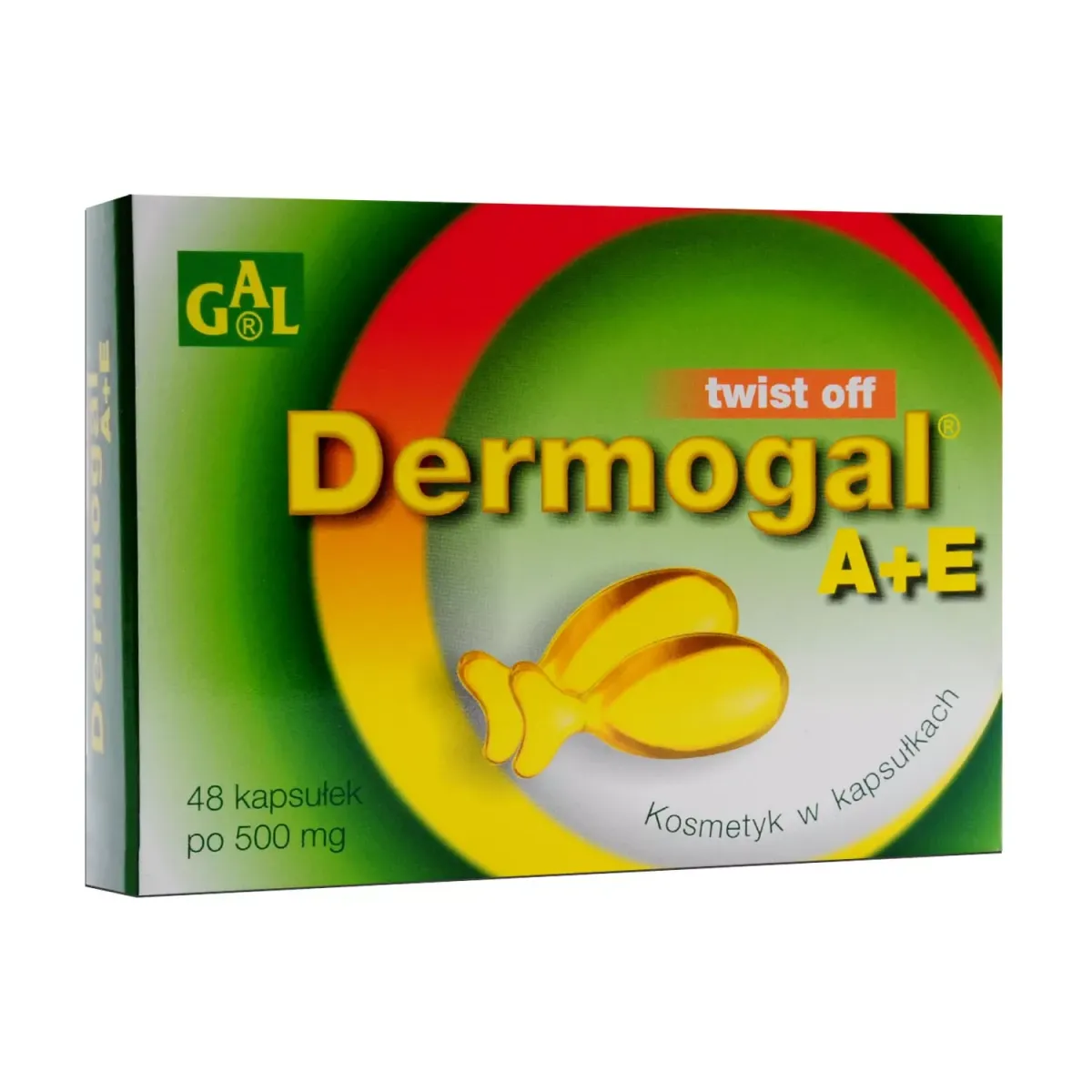 DERMOGAL A+E 48 kapsułek twist off
