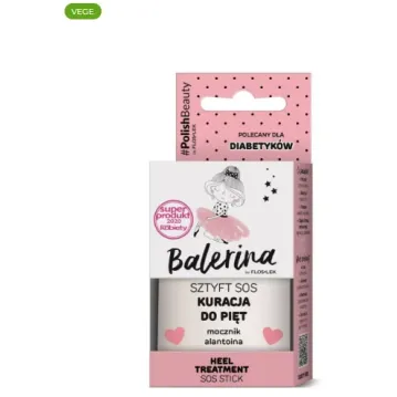FLOSLEK BALERINA Sztyft SOS kuracja do pięt mocznik alantoina 20 g