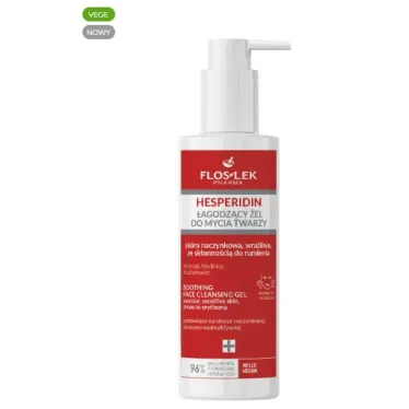 FLOSLEK HESPERIDIN Łagodzący żel do mycia twarzy 175 ml