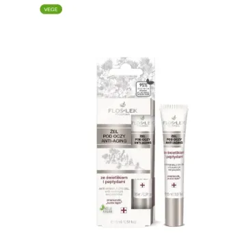 FLOSLEK Żel pod oczy anti-aging ze świetlikiem i peptydami 15 ml