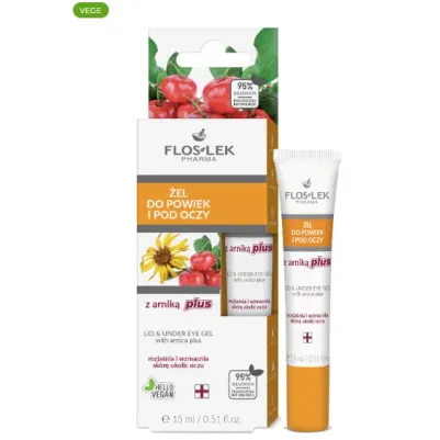 FLOSLEK Żel do powiek i pod oczy z arniką PLUS 15 ml