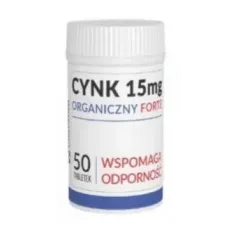 CYNK ORGANICZNY FORTE 15 mg 50 tabletek