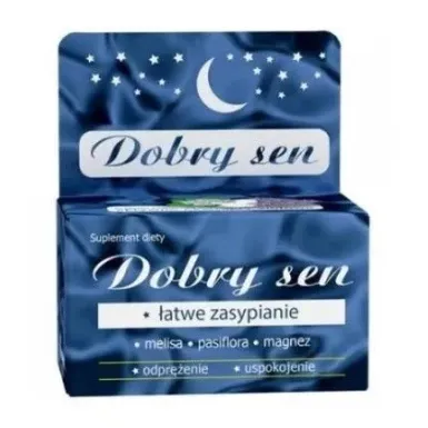 DOBRY SEN + ŁATWE ZASYPIANIE 30 tabletek