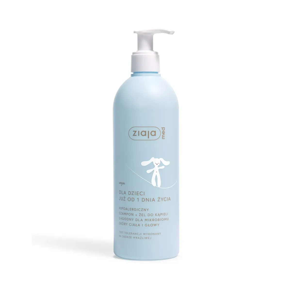 ZIAJA MED DLA DZIECI HIPOALERGICZNY SZMPON+ŻEL DO KĄPIELI 400ml