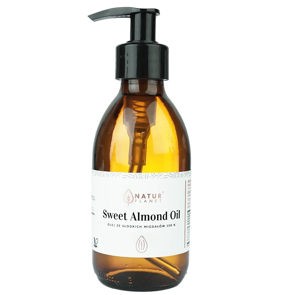 NATUR PLANET OLEJ ZE SŁODKICH MIGDAŁÓW RAFINOWANY 100 ml
