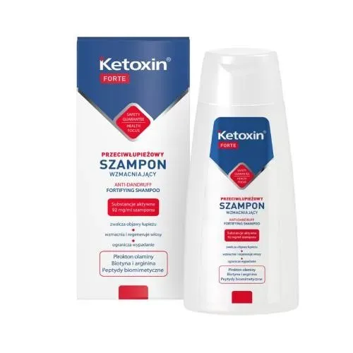 L'BIOTICA KETOXIN FORTE: Szampon Przeciwłupieżowy 200 ml
